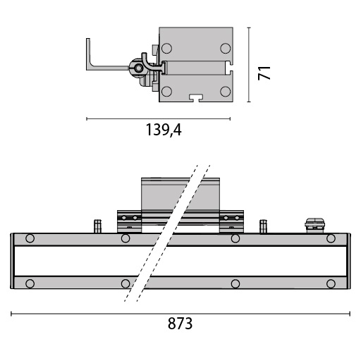 STRIP SQUARE 12L L873 36W RGB