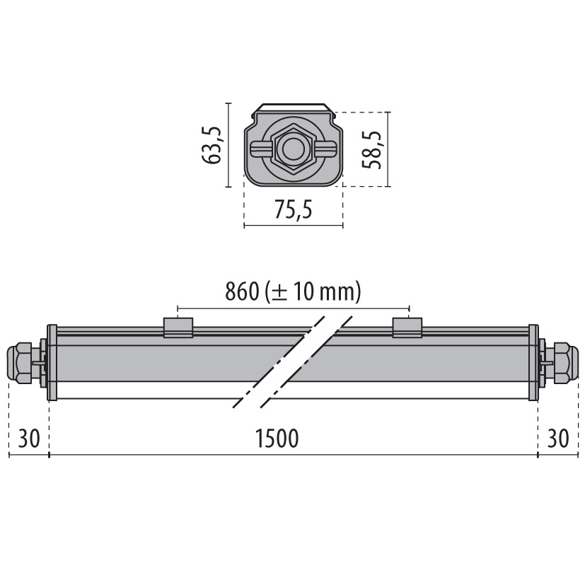 NORMA+CL 150 60 S/EW 840 GR-RAL7035
