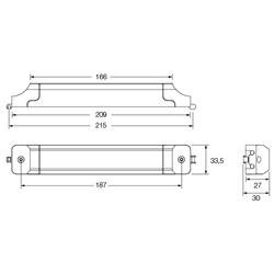 LAMP INV INC 2LED 120LM 3H AREA