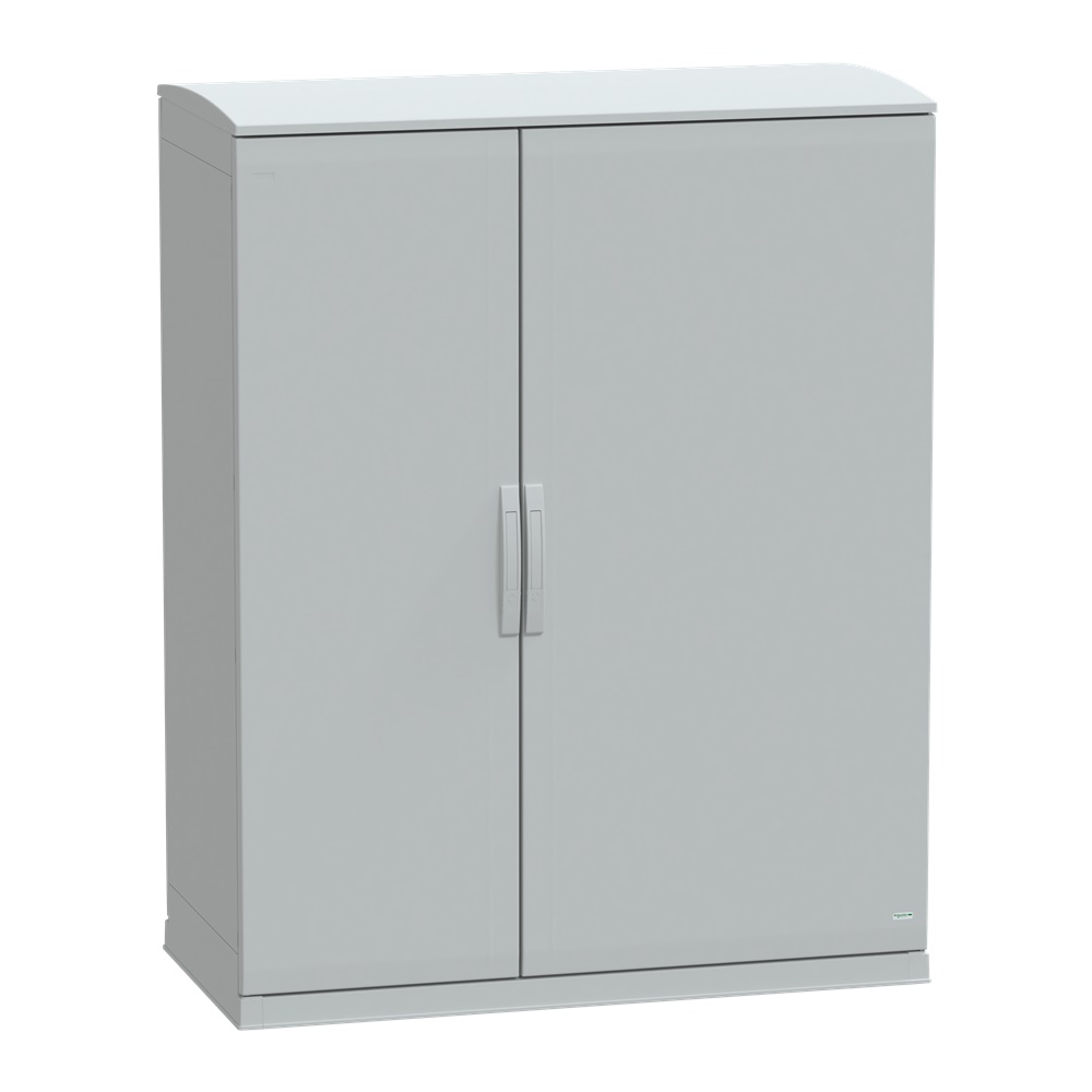 Armadio in poliestere, Thalassa PLA, fondo aperto, tetto ventilato, 1500x1250x620 mm, IP44, IK10