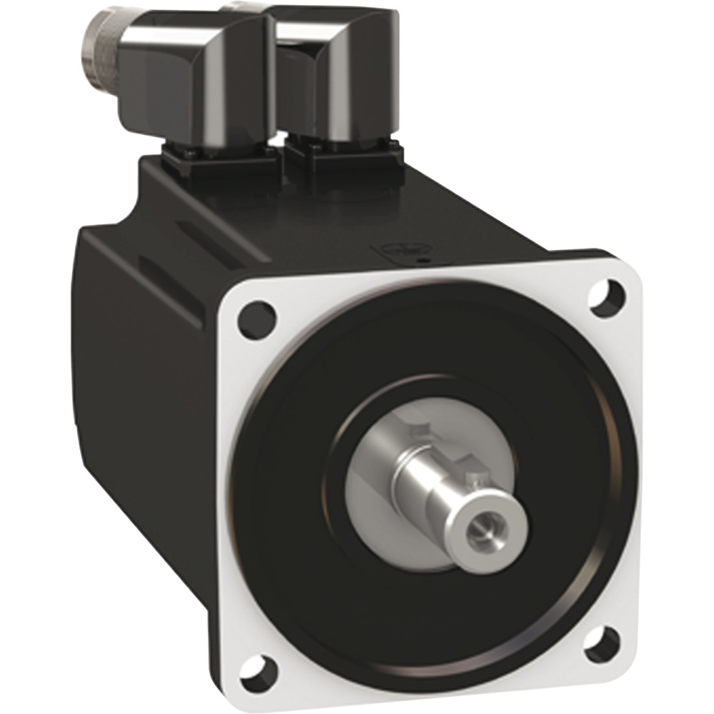 Servomotore BMH100 3,4Nm albero liscio IP65 MultiT 128 Sin/Cos no freno connettori 90°