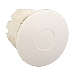 Tappo otturatore Ø22 circolare bianco