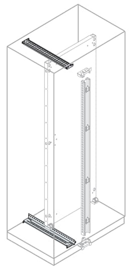 Guide scorrimento piastra 1000mm montaggio quadri elettrici industriali