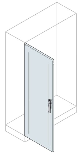 Porta cieca acciaio 1600x600 mm per quadri elettrici industriali
