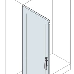 Porta cieca acciaio 1600x600 mm per quadri elettrici industriali