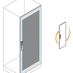 Porta aerata armadio server 2200x800 mm ventilata