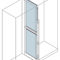 Pannello divisorio verticale 2000x800 mm per quadri elettrici