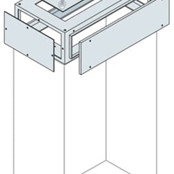 Vano superiore cavi 200x800x600 mm per automazione industriale