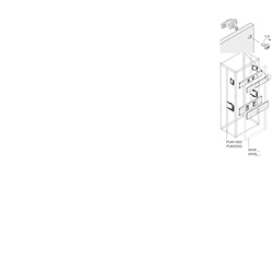 KIT T5 630A Plug-In 3/4 poli orizzontale H250 L800 per applicazioni industriali