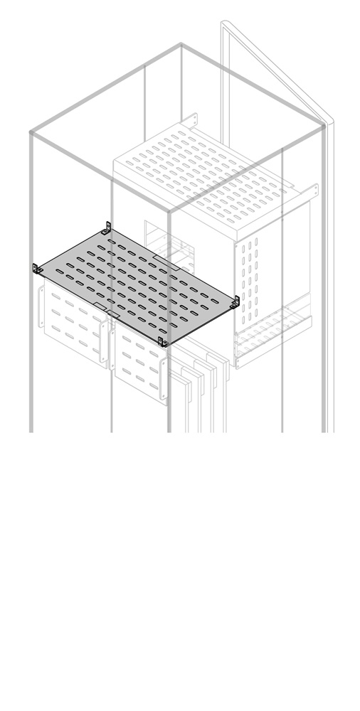 SEGRIGLIATURA ORIZZONTALE F3B E2.2/E2.3 FISSO L 600MM D 900MM per applicazioni industriali