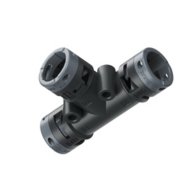 Raccordo T Nero Ip66 12-12-12