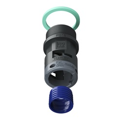 Raccordo Nero Ip68 Sm12 Pg16