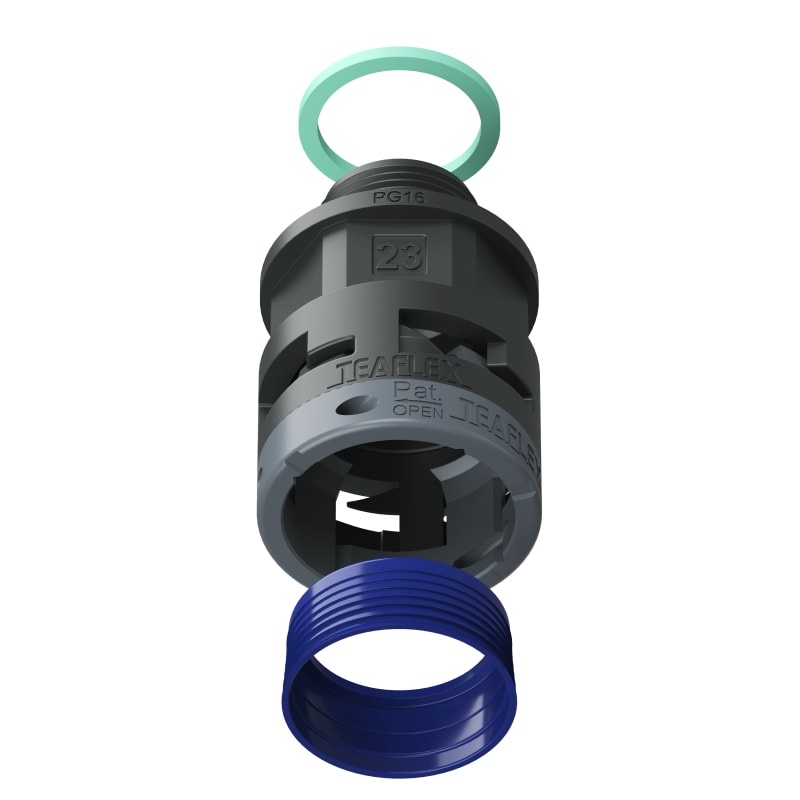 Raccordo Nero Ip68 Sm23 Pg16