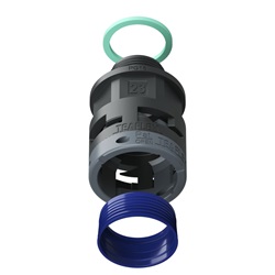 Raccordo Nero Ip68 Sm23 Pg16