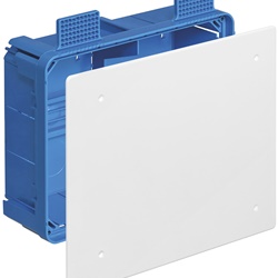 Scatola derivazione GW 850°C 205x164x73,5 mm per pareti leggere coperchio bianco viti fissaggio