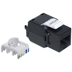 Connettore RJ45 Netsafe Cat6A UTP 8 contatti morsetti incisione isolamento per pannelli permutazione e adattatori Keystone