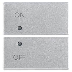 DUE MEZZI TASTI 2M SIMBOLI ON/OFF S