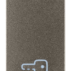 Tasto intercambiabile 1 modulo simbolo chiave illuminabile Metal per impianti elettrici