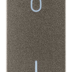 Tasto intercambiabile 1 modulo simbolo O I metal per interruttore 2P illuminabile