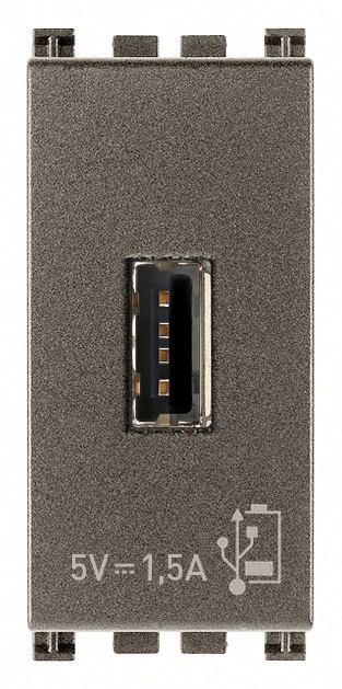 Unità alimentazione USB 5V 1,5A cavo 1 metro per dispositivi elettronici Metal