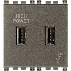 Unità alimentazione USB 5V 2,1A doppia uscita Metal per dispositivi elettronici
