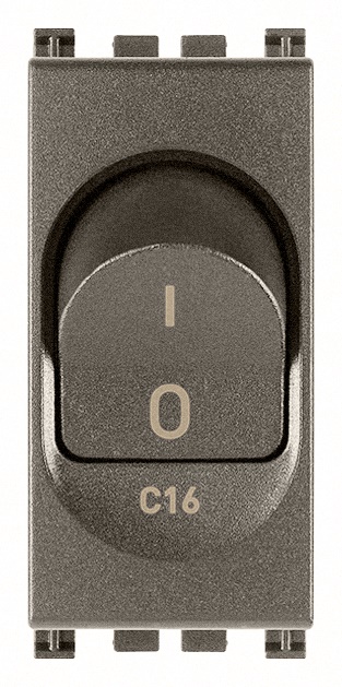 Interruttore magnetotermico 1P+N C16 120-230V 50-60Hz uso civile e industriale