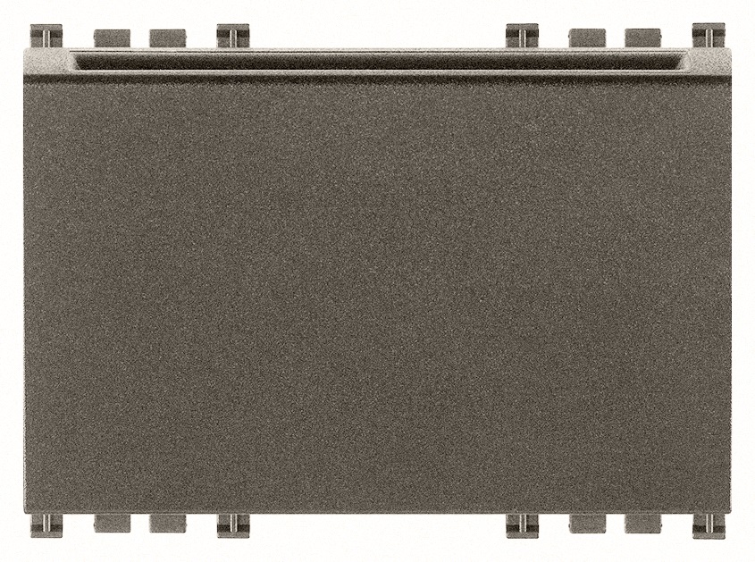 Lettore transponder verticale KNX Metal 3 moduli 2 relè 2 ingressi per controllo accessi
