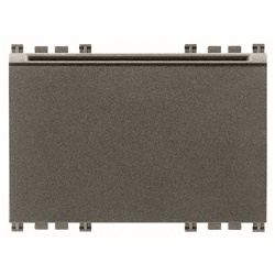 Lettore transponder verticale KNX Metal 3 moduli 2 relè 2 ingressi per controllo accessi