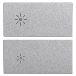 Mezzi tasti dimmer 2 moduli simboli intercambiabili Next per controllo luce