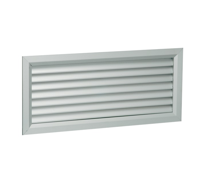 Griglia ripresa rettangolare alluminio ventilazione civile residenziale