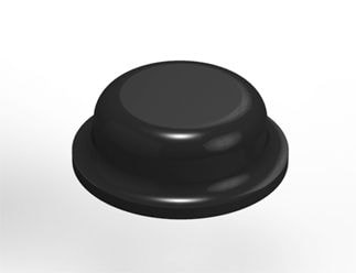 Paracolpi autoadesivo 3M Bumpon SJ5076 nero 8x2,8 mm antiscivolo per protezione apparecchiature elettroniche e mobili