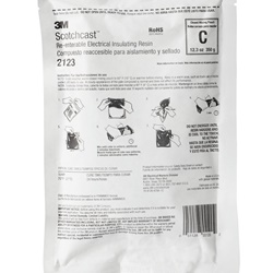 Resina isolamento elettrico riaccessibile 3M Scotchcast 2123C 385ml