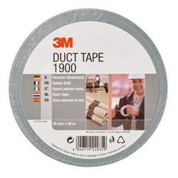 3M™ Nastro adesivo Value Duct Tape 1900, Argento, 50 mm x 50 m