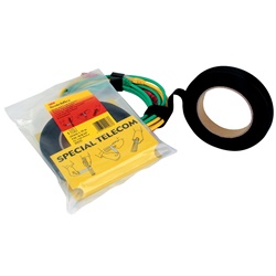 Fascia fissaggio riutilizzabile 3M Scotchflex nera 19 mm x 10 m per cavi elettrici e fibra ottica