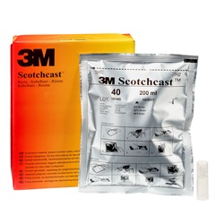 Sacchetto in resina 3M™ Scotchcast™ SC 40 dimensione B, 200 ml.