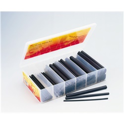 3M™ GTI Conferzione Kit Mix  - Guaine termorestringenti in spezzoni da 15cm già pronti - vari diametri - Colore Nero