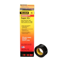 Nastro isolante in PVC Scotch® Super 33+™, 19 mm x 6,1 m, 100 rotoli per confezione