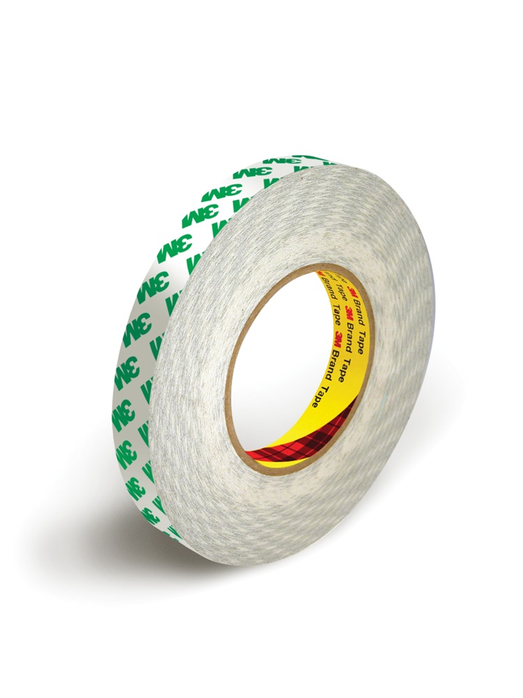Nastro biadesivo 3M PVC 9087 bianco 12 mm x 50 m adesione elevata per applicazioni elettriche