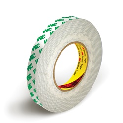 Nastro biadesivo 3M PVC 9087 bianco 12 mm x 50 m adesione elevata per applicazioni elettriche