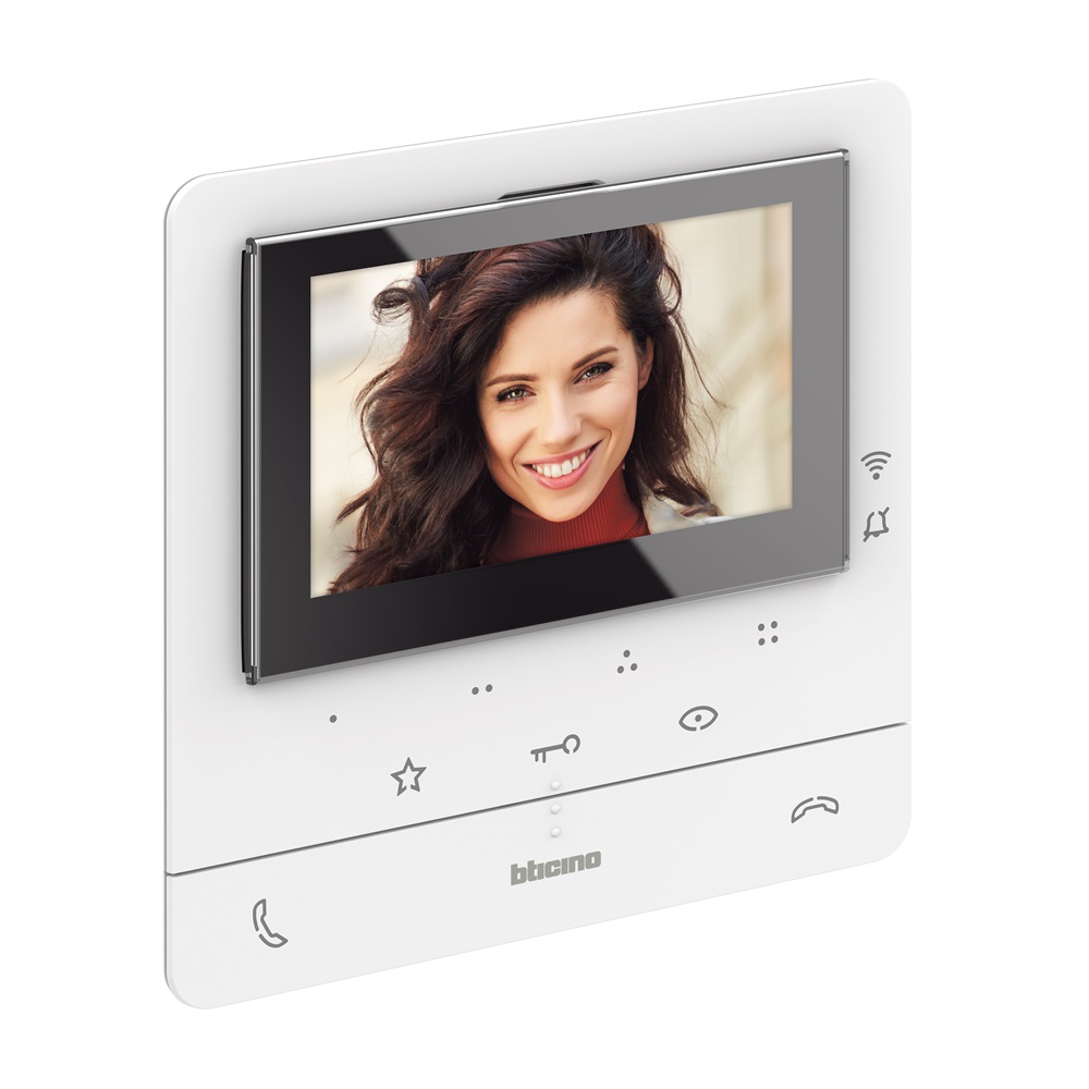 Videocitofono connesso Classe 100X16E 2 fili WiFi vivavoce display LCD 5 controllo elettroserrature sistema sicurezza Smart