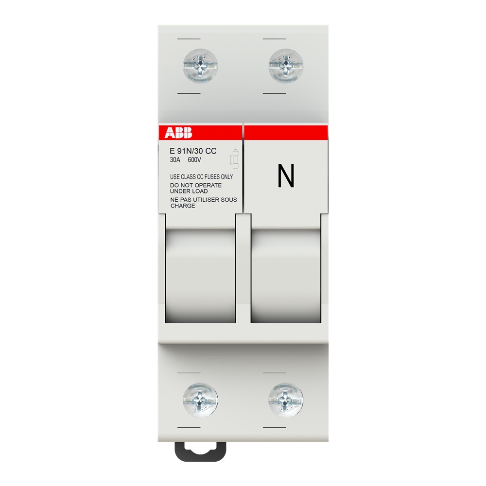 Portafusibile E 91N/30 per fusibili classe CC protezione sovracorrente e cortocircuito UL