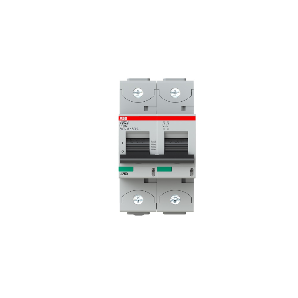 Interruttore automatico miniaturizzato 2 poli 50A 50kA caratteristica K alta prestazione DC250V