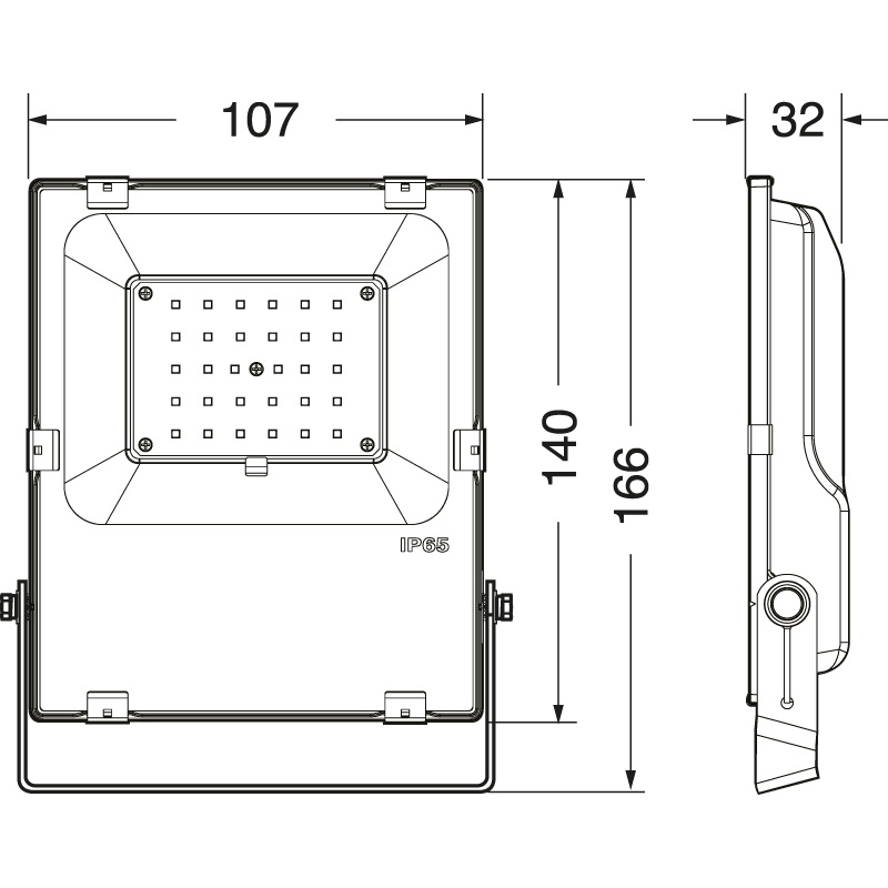 Proiettore LED esterno 10W RGBWW IP65 resistente polvere acqua illuminazione versatile giardino terrazza eventi outdoor