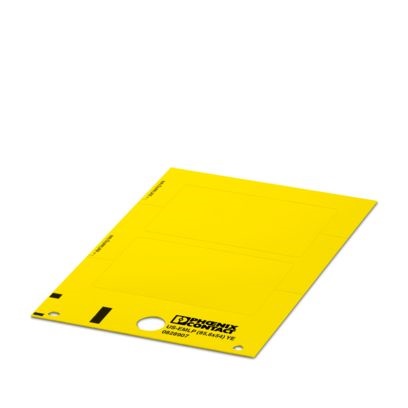 Etichetta gialla 85,6x54mm unisheet Phoenix Contact
