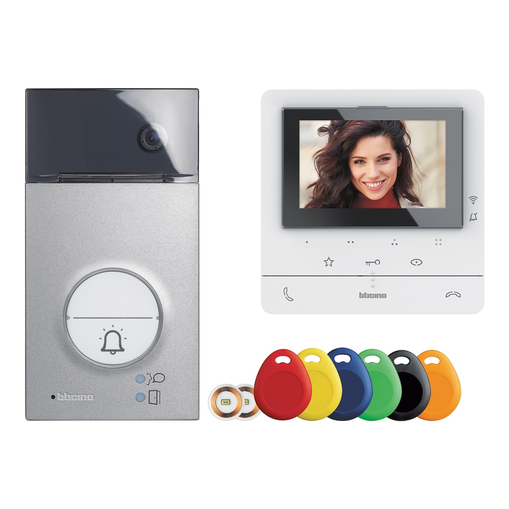 Kit videocitofonico Classe100 X16E vivavoce Wi-Fi display 5” monofamiliare sicurezza accessi