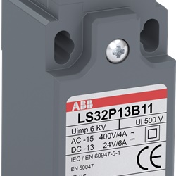 Finecorsa plastica LS31P13B11 30mm attuatore rullo contatti N.O./N.C. per impianti elettrici