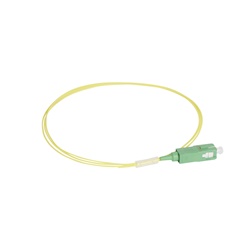 Pigtail fibra ottica monomodale 9/125 SC-APC 1m OS1 alta prestazione rete dati