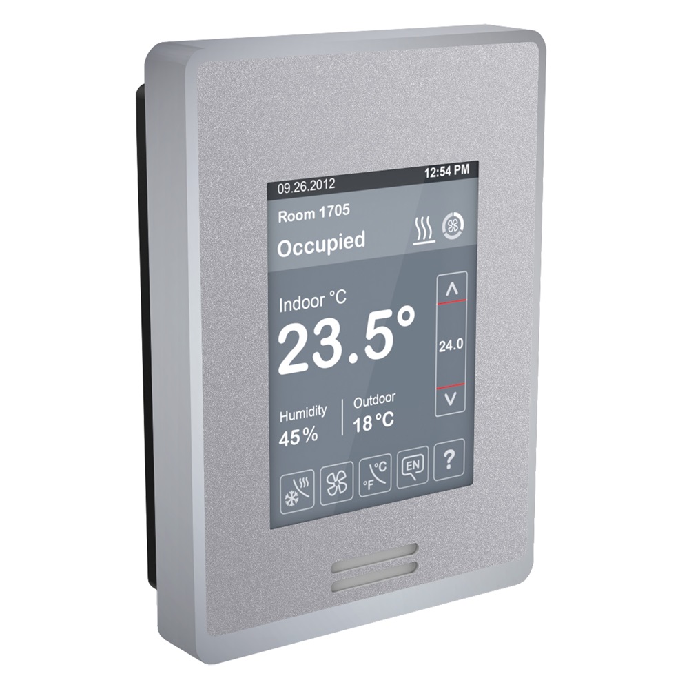 Controllore ambiente SE8300 BACnet, con RH ed uscite universali, grigio