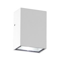Applique LED monoemissione bianca IP54 per esterno, struttura in alluminio resistente, alimentatore integrato, disponibile in 3000K e 4000K, ideale illuminazione d’accento e ambienti esterni