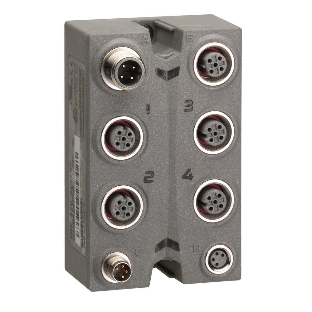 Blocco 4 uscite analogiche 0-20mA IP67 M12 TM7